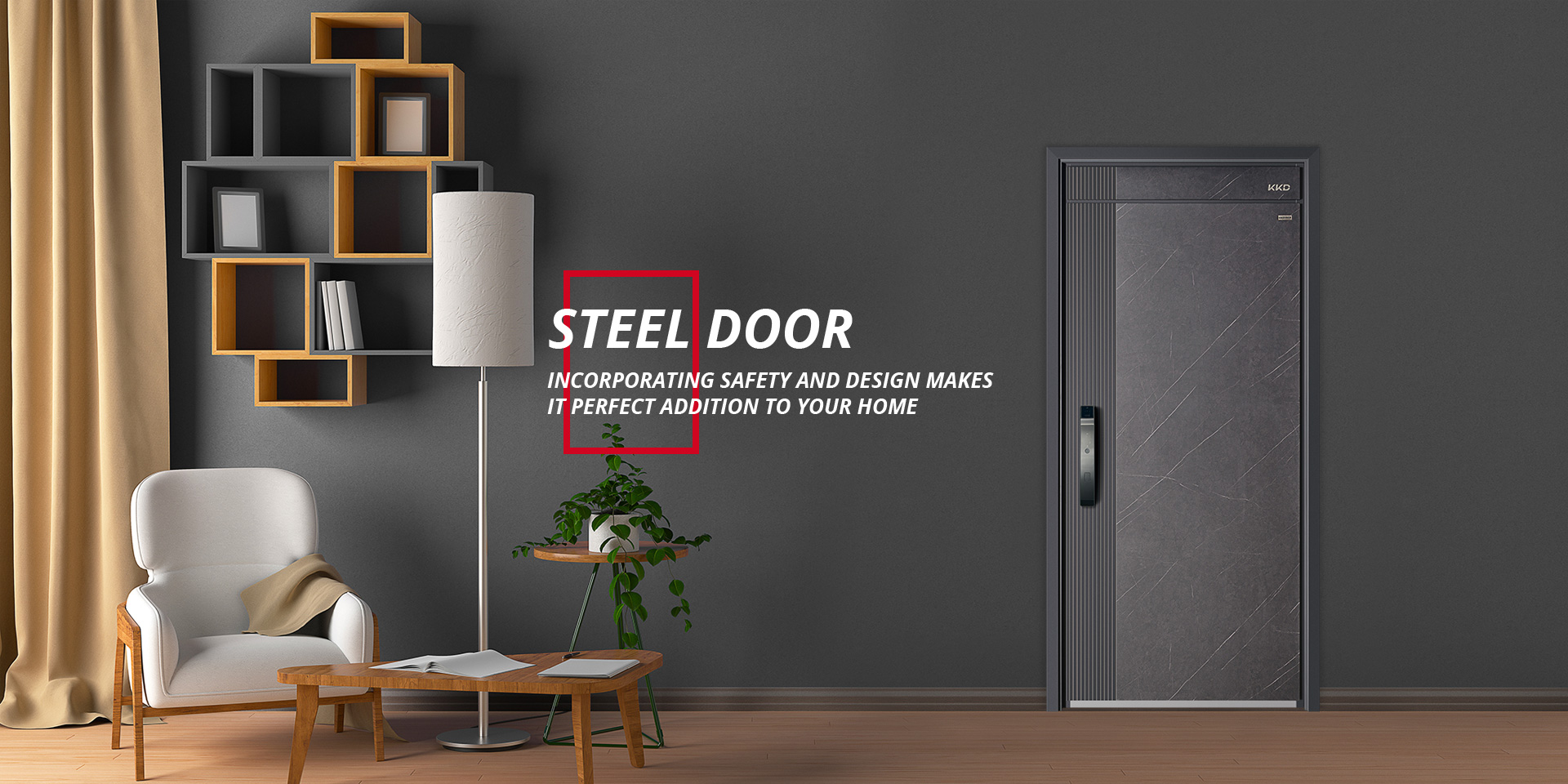 steel door